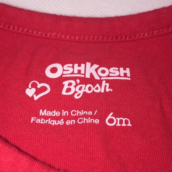 OshKosh B’Gosh “I Love Canada” Girls T-Shirt 6M - Picture 4 of 8